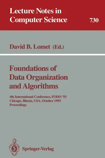 Cover of Foundations of Data Organization and Algorithms