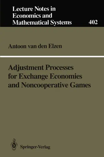 Cover of Adjustment Processes for Exchange Economies and Noncooperative Games