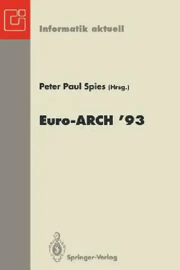 Cover of Europäischer Informatik Kongreß Architektur Von Rechensystemen Euro-Arch '93