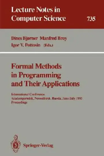 Cover of Formal Methods in Programming and Their Applications