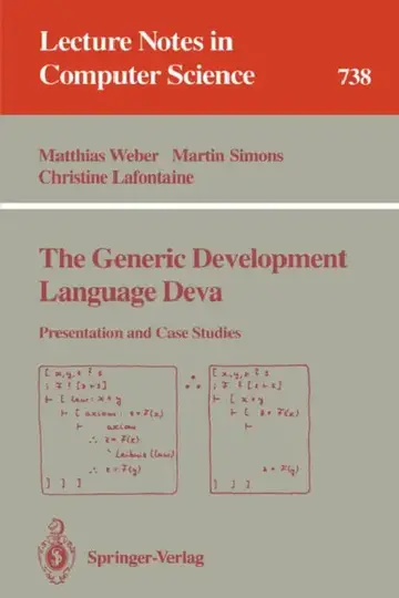 Cover of The Generic Development Language Deva