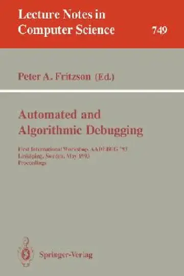 Cover of Automated and Algorithmic Debugging
