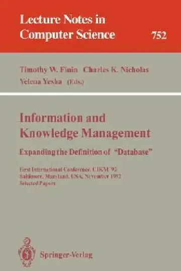 Cover of Information and Knowledge Management