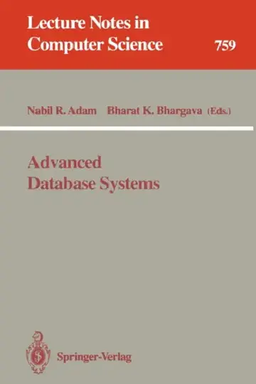 Cover of Advanced Database Systems