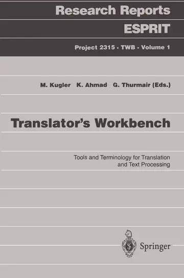 Cover of Translator s Workbench