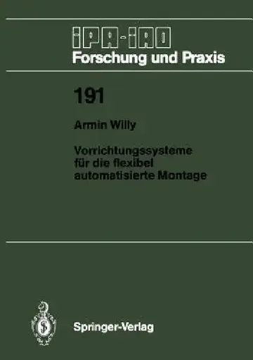 Cover of Vorrichtungssysteme Für Die Flexibel Automatisierte Montage