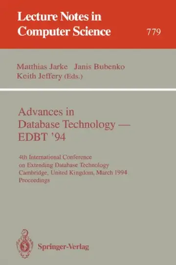 Cover of Advances in Database Technology - Edbt '94