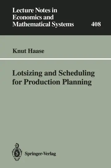 Cover of Lotsizing and Scheduling for Production Planning