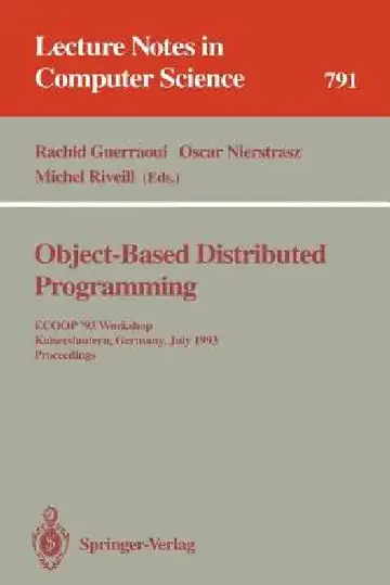 Cover of Object-Based Distributed Programming