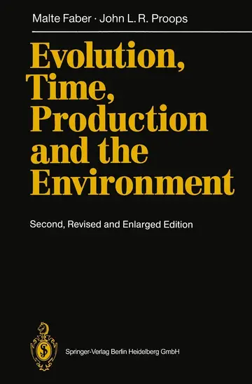 Cover of Evolution, Time, Production and the Environment