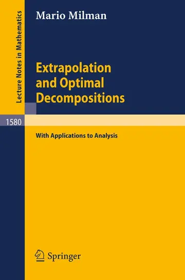 Cover of Extrapolation and Optimal Decompositions