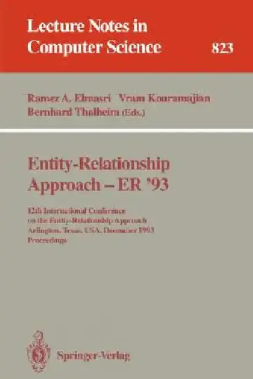 Cover of Entity-Relationship Approach - Er '93
