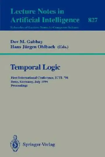 Cover of Temporal Logic