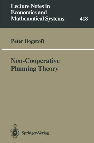 Cover of Non-Cooperative Planning Theory