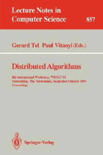 Cover of Distributed Algorithms