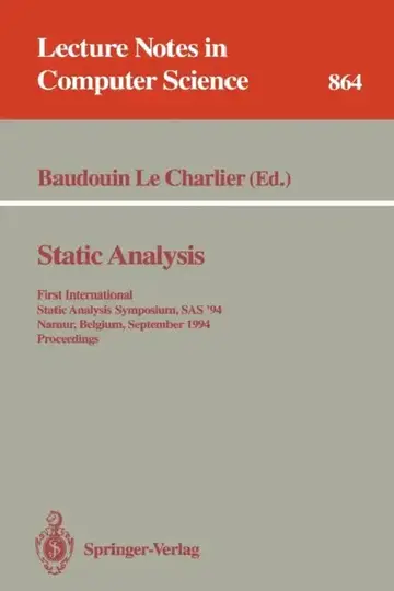 Cover of Static Analysis