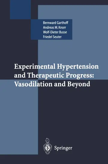 Cover of Experimental Hypertension and Therapeutic Progress