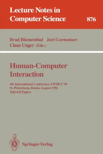 Cover of Human-Computer Interaction