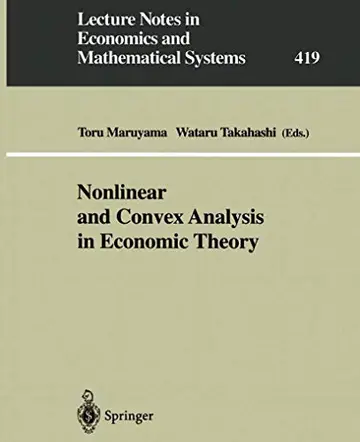 Cover of Nonlinear and Convex Analysis in Economic Theory