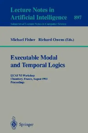 Cover of Executable Modal and Temporal Logics