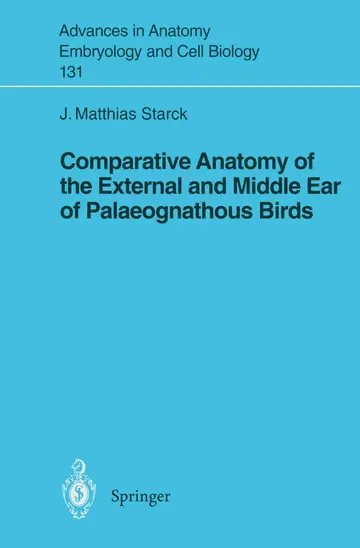 Cover of Comparative Anatomy of the External and Middle Ear of Palaeognathous Birds (131)