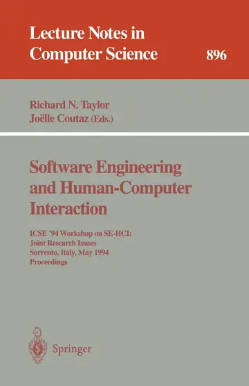 Cover of Software Engineering and Human-Computer Interaction