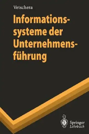 Cover of Informationssysteme Der Unternehmensführung