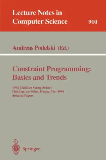 Cover of Constraint Programming