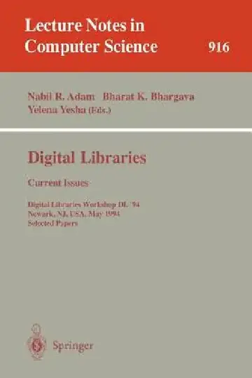 Cover of Digital Libraries