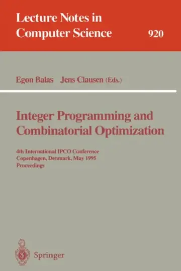 Cover of Integer Programming and Combinatorial Optimization