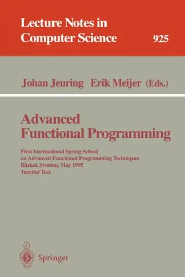 Cover of Advanced Functional Programming