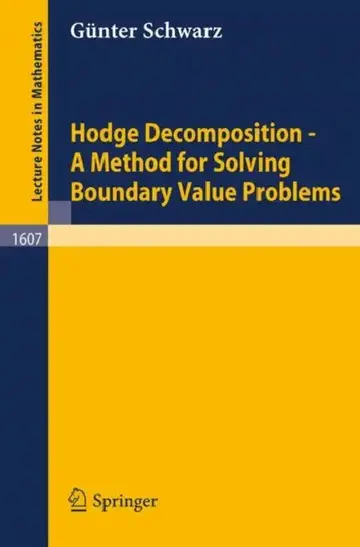 Cover of Hodge Decomposition - A Method for Solving Boundary Value Problems