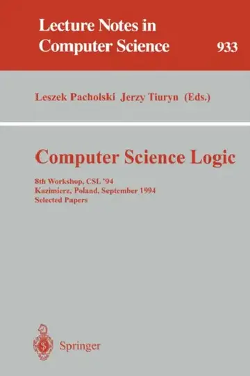 Cover of Computer Science Logic