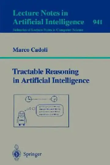 Cover of Tractable Reasoning in Aritificial Intelligence