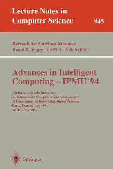 Cover of Advances in Intelligent Computing - Ipmu '94