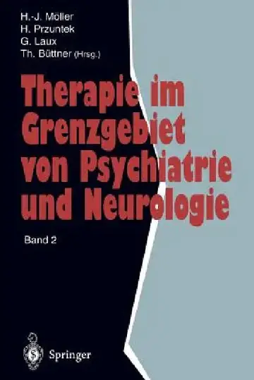 Cover of Therapie Im Grenzgebiet Von Psychiatrie Und Neurologie
