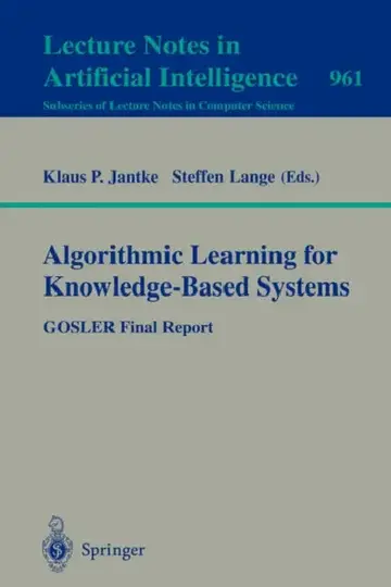 Cover of Algorithmic Learning for Knowledge-Based Systems