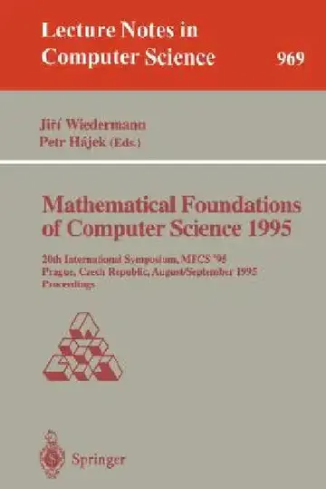 Cover of Mathematical Foundations of Computer Science 1995