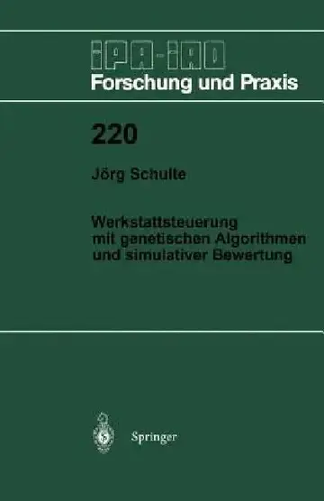 Cover of Werkstattsteuerung Mit Genetischen Algorithmen Und Simulativer Bewertung