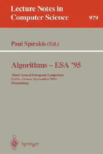 Cover of Algorithms - ESA '95