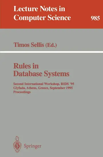 Cover of Rules in Database Systems