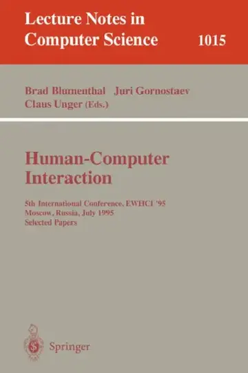 Cover of Human-Computer Interaction