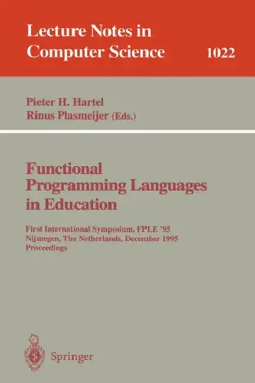 Cover of Functional Programming Languages in Education