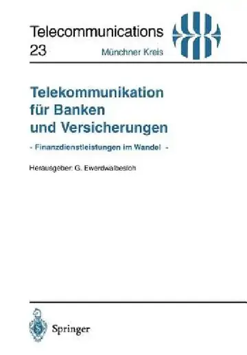 Cover of Telekommunikation Für Banken Und Versicherungen