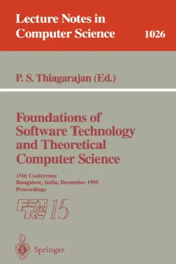 Cover of Foundations of Software Technology and Theoretical Computer Science