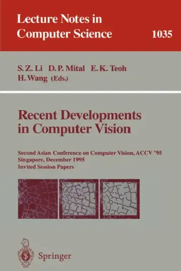 Cover of Recent Developments in Computer Vision