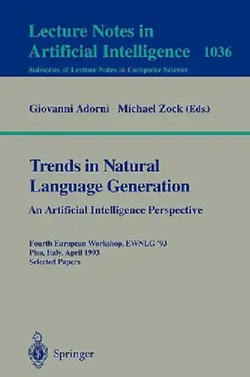Cover of Trends in Natural Language Generation