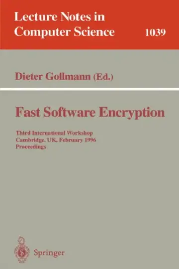 Cover of Fast Software Encryption