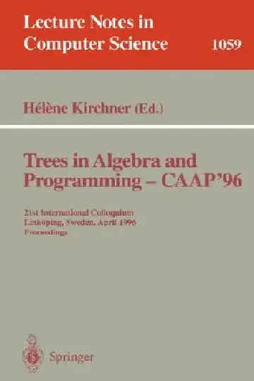 Cover of Trees in Algebra and Programming - Caap '96