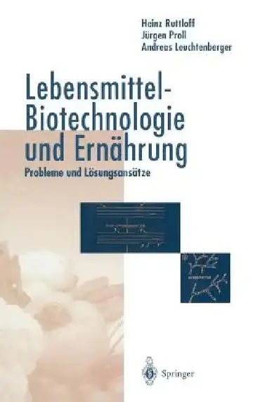 Cover of Lebensmittel-Biotechnologie Und Ernährung